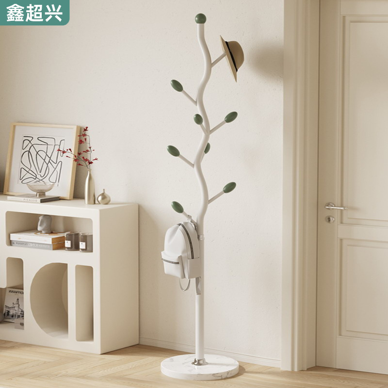 Bedroom Floor Coat Rack Vertical Hanging Bag Storage Rack College Students' Dormitory Clothes Hanger Household Wrought Iron Hanger