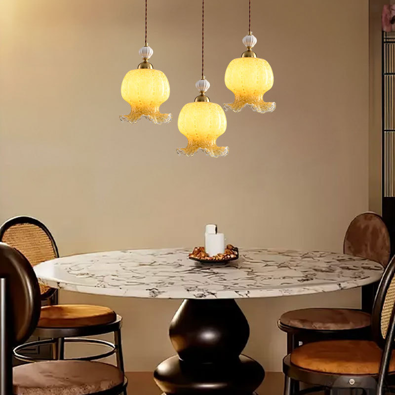 Lámpara de cama del dormitorio pulpo red francesa estilo crema simple simple simple estudio simple comedor bar lámpara de cabina