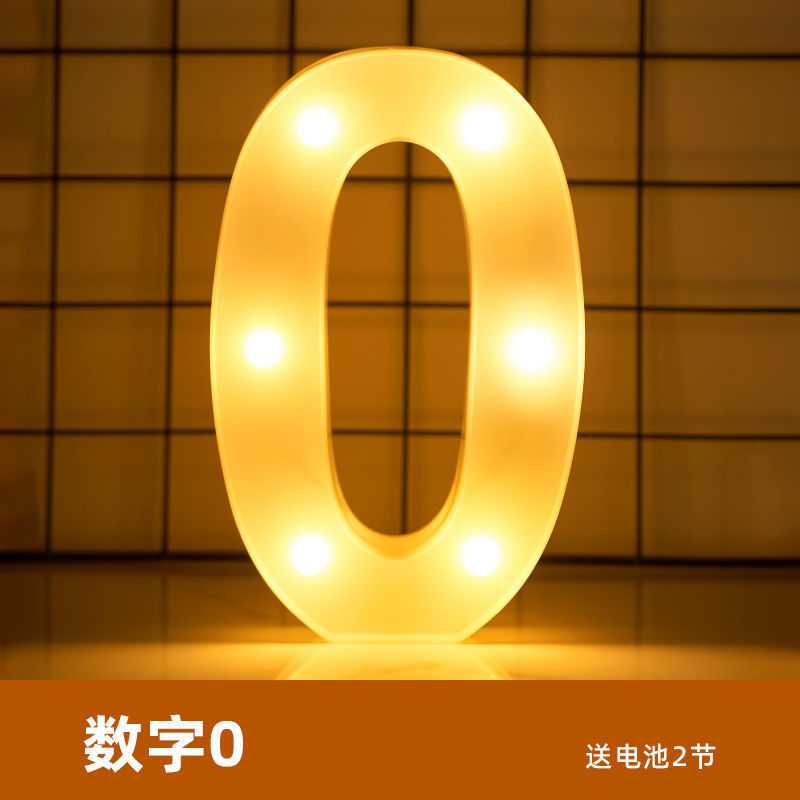 生日快乐字母灯彩灯led场景布置装饰字牌后备箱求婚道具氛围|undefined