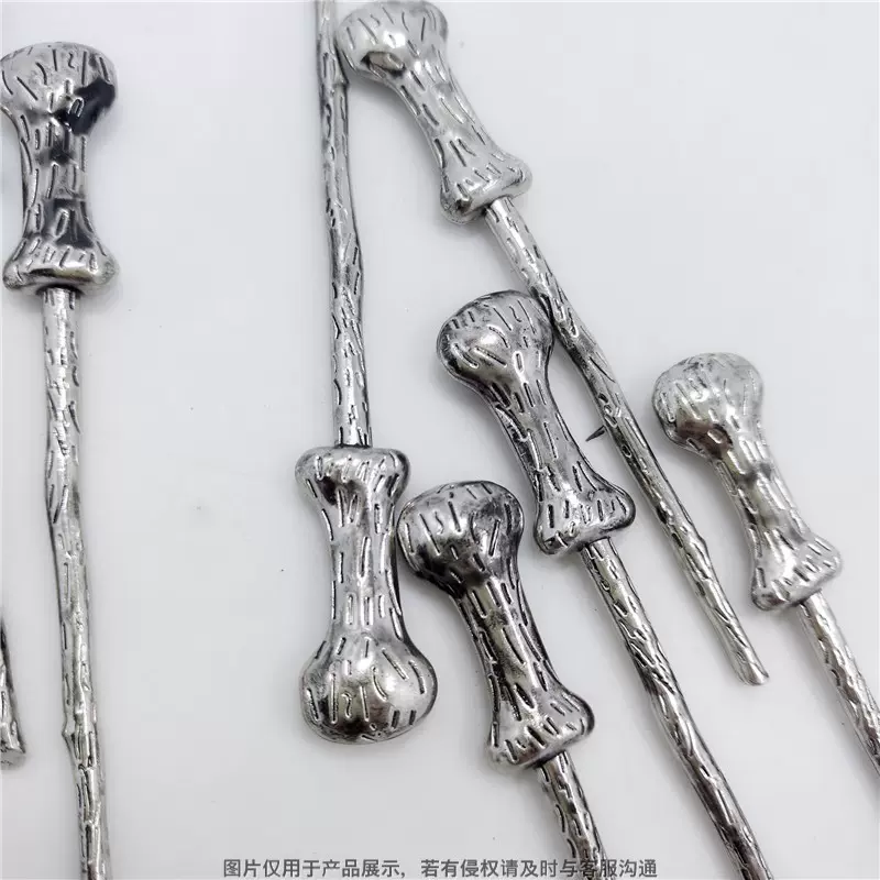 玩具人物手持道具基础件 哈利·波特巫师权杖 微缩贤者之杖魔法棒