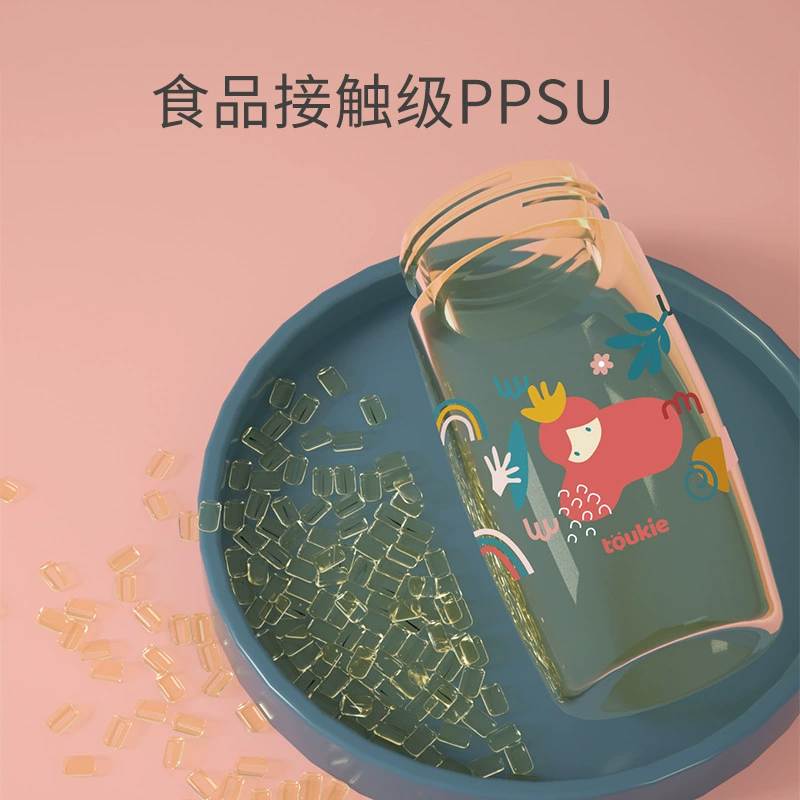 Children's capacious glass with glass, high quality handheld tea cup