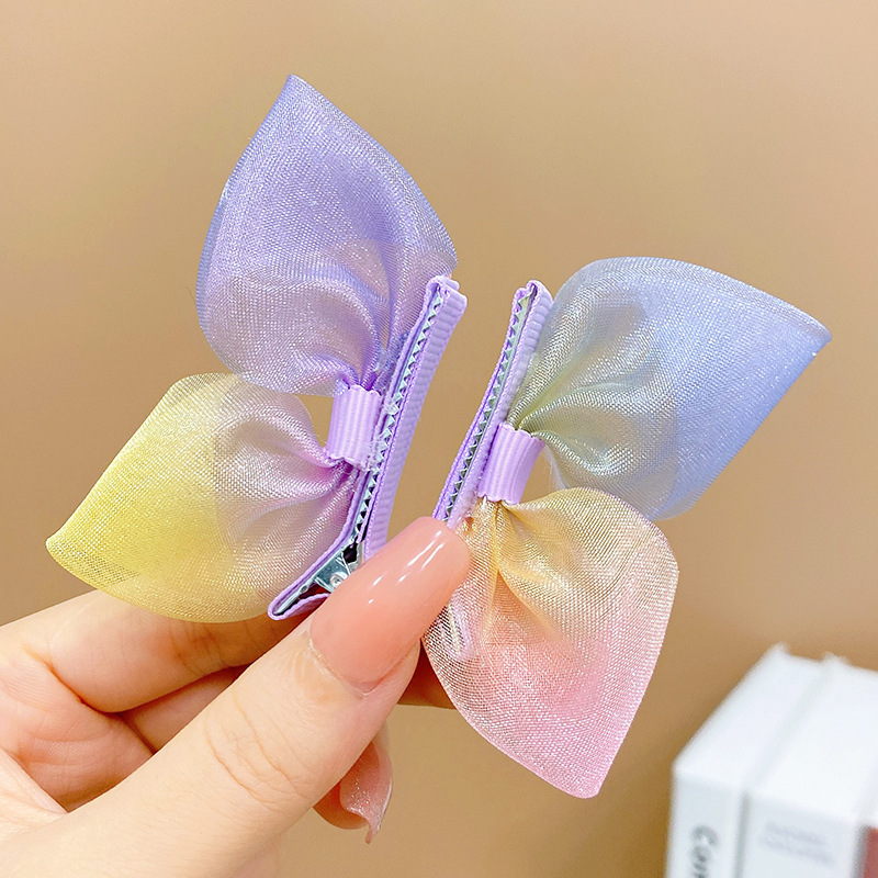 Lindo Super Hada arco pequeña horquilla niños niña bebé accesorios para el cabello tocado horquilla clip Corea del Sur hembra