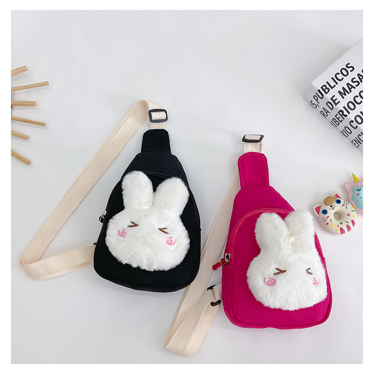 Girl's Cute Rabbit Canvas Waist Bags display picture 5
