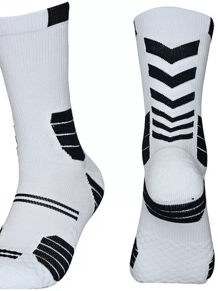 Basketball Socks Men's Towel Bottom Practical Grade Professional Non-Slip Elite Mid-Calf Socks Running Sports Football Socks Short Socks