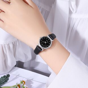 New Fashion Simple Leather Strap Women's Watch In Stock Small Fresh Women's Watch Wholesale