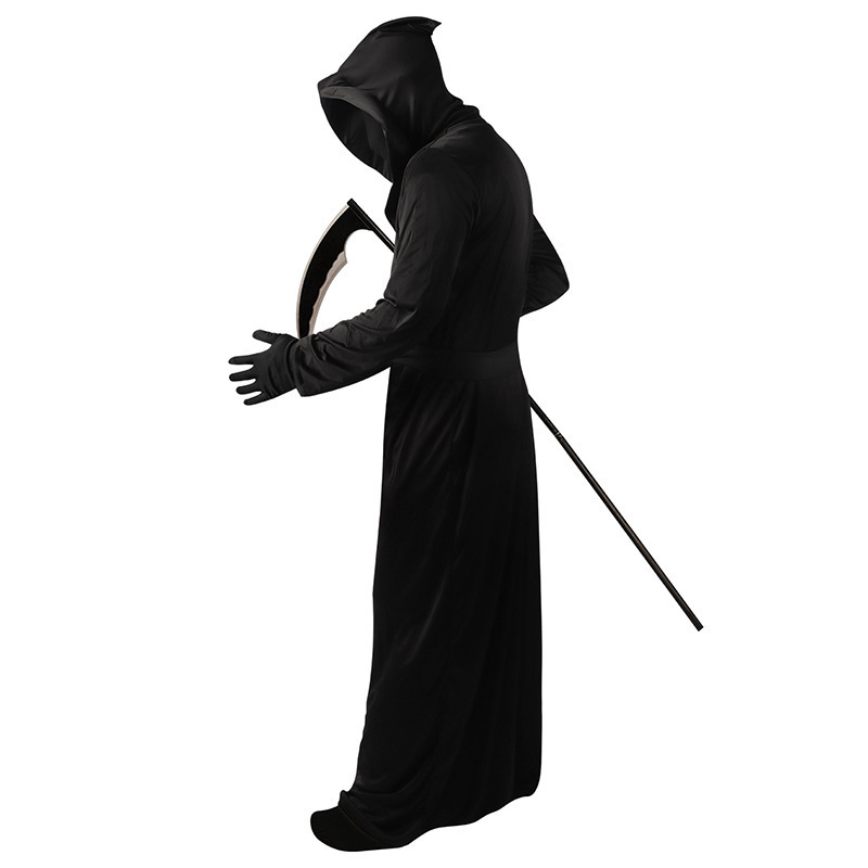 ハロウィン黒悪魔死神cosゴーストアンデッドコスプレドラマステージパフォーマンススーツ|undefined
