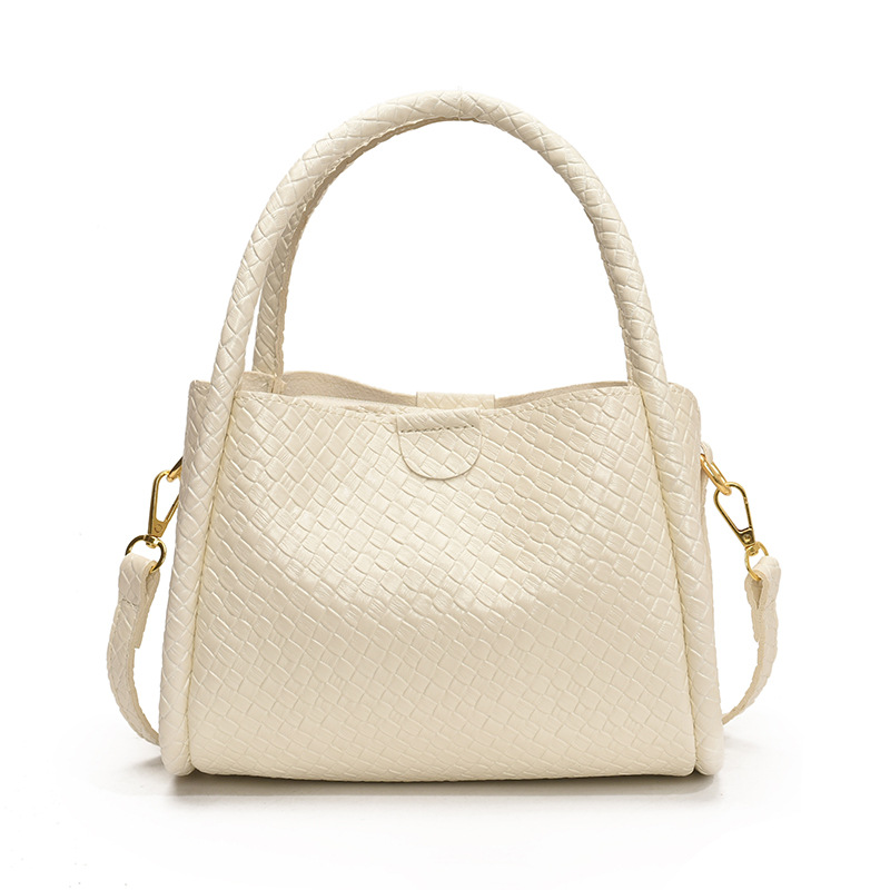 Bolso de moda coreano 2025 verano nuevo bolso femenino casual tejido bolso de hombro neto el mismo estilo bolso de mensajero marea