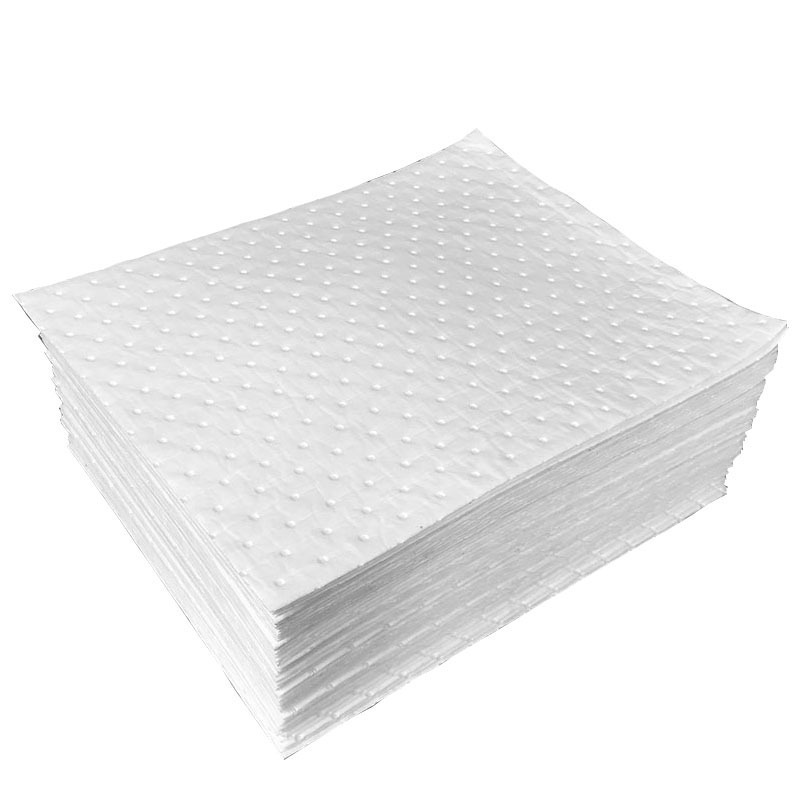 Oil-Absorbing Sheets for Oil Spills, Industrial Oil-Absorbing Cotton, Composite Pressure-Point Oil-Absorbing Sheets, Super Strong Oil Absorption