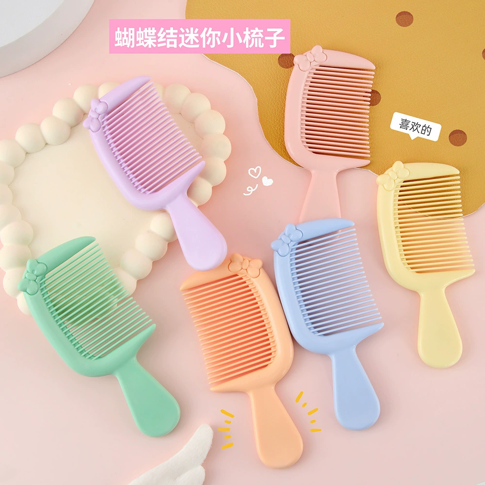 Новый мультфильм милый бант мини-расческа высокая ценность портативная домашняя ручка расческа для волос студентов