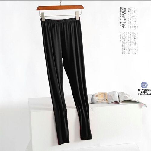 Modal Autumn Knit Leggings for Women - Ultra-Thin, Loose Fit, Warm, Crew Length, Mother's Leggings, Modal Fabric, Women's Elderly Style