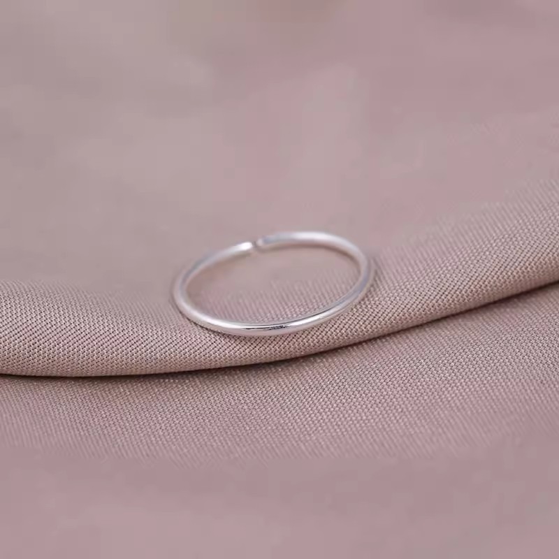 1 Piece Quantity 1 Piece 925 Sterling Silver Geometric Band Rings
