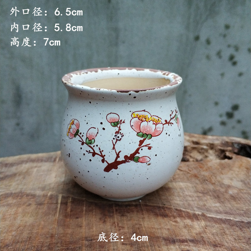 植木鉢の小さい新商品の缶のアイデアの磁器の缶の多い陶磁器の肉のミニ陶のレトロな家庭の陶磁器のたらいの園芸の太い新しいです。|undefined