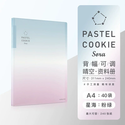 Го Ю Кокуё Data Book озеро Cooky Clear Qingkong серия A4 прозрачные страницы 40 страниц