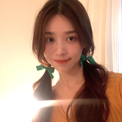 Knit Striped Bow Headband for Women Double Ponytail Hair Ties Rubber Bands Korean Cute Influencer Hairstyle Headband Instagram Hair Ties