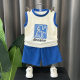 New summer children's vest suit boys sleeveless thin clothes children's cartoon loose version children's clothing wholesale