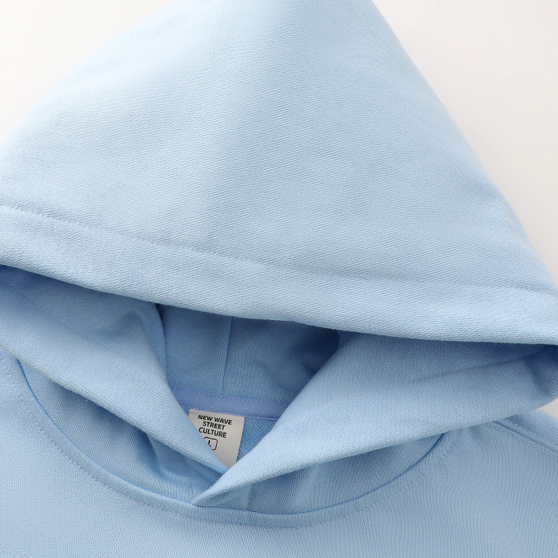 Otoño y invierno 450 gramos de pesado hookah logotipo impresa camiseta cultural de grupo camiseta publicitaria suéter personalizada