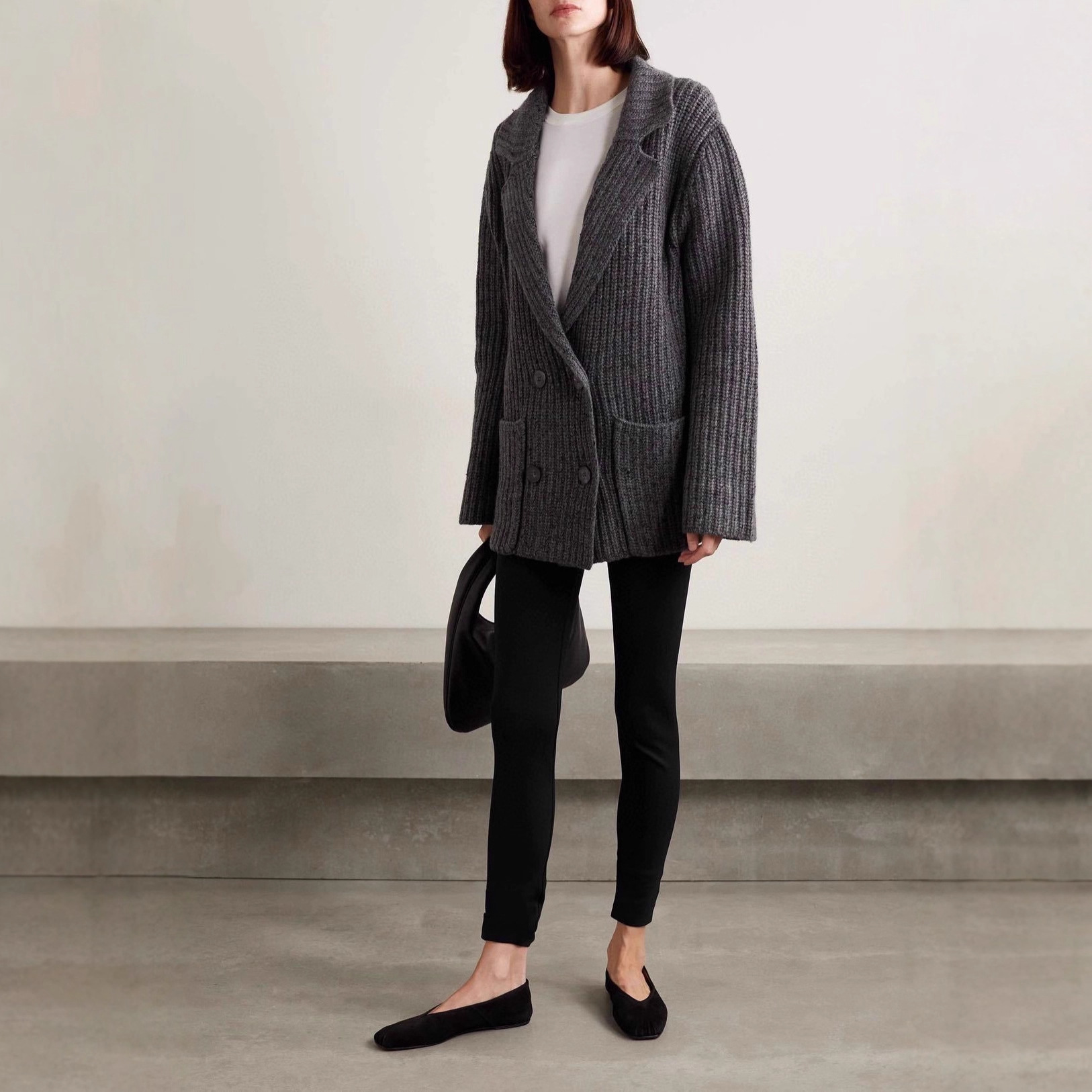 瀚柯2025秋冬新款TR五色德绒高弹打底裤