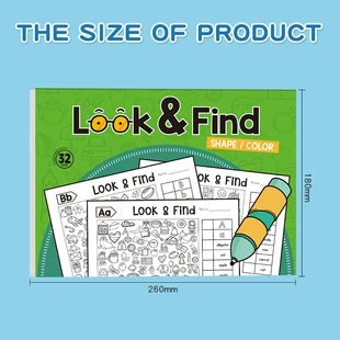 Раскраска Look and Find: игры на внимание для малышей