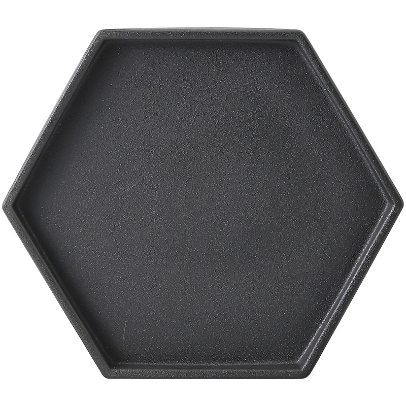 Nórdico creativo bandeja de cerámica patrón de piedra Placa de joyería del hogar placa rectangular Hotel suministros de baño Placa de almacenamiento placa oscilante