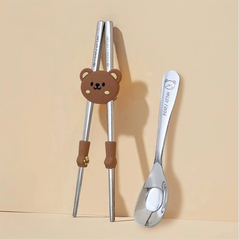 [2종세트] 헤헤곰 수저와 젓가락