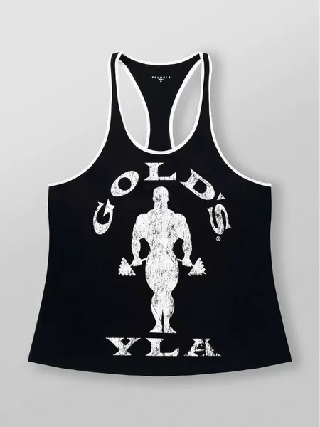 youngla cross-border European and American sports fitness sleeveless top casual elastic muscle workout cotton tank top
