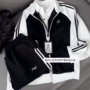 拼色秋季翻领运动制服