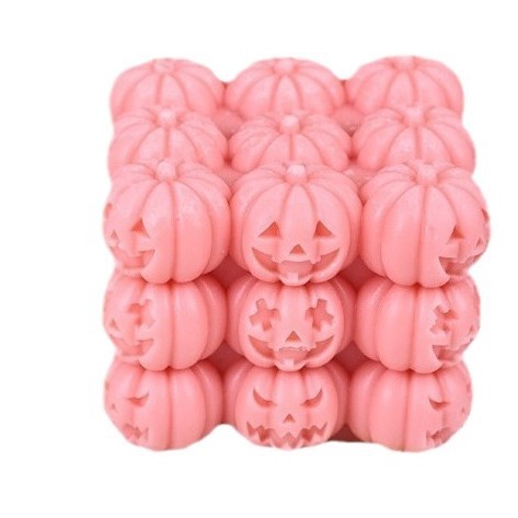 ハロウィーンのかぼちゃのルービックキューブのつまみの金型セットのアロマの手作りのろうそくのシリカゲルの膜具の拡香石の置物の卸売り|undefined
