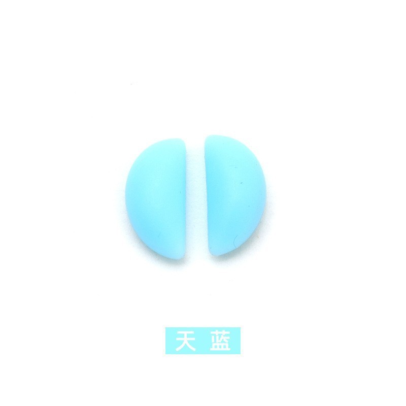 儿童硅胶卡式鼻托柔软多色硅胶扣式鼻托托叶儿童眼镜常用鼻托批发|undefined