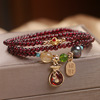 Crystal pomegranate, beaded bracelet, jewelry, internet celebrity, Birthday gift, wholesale