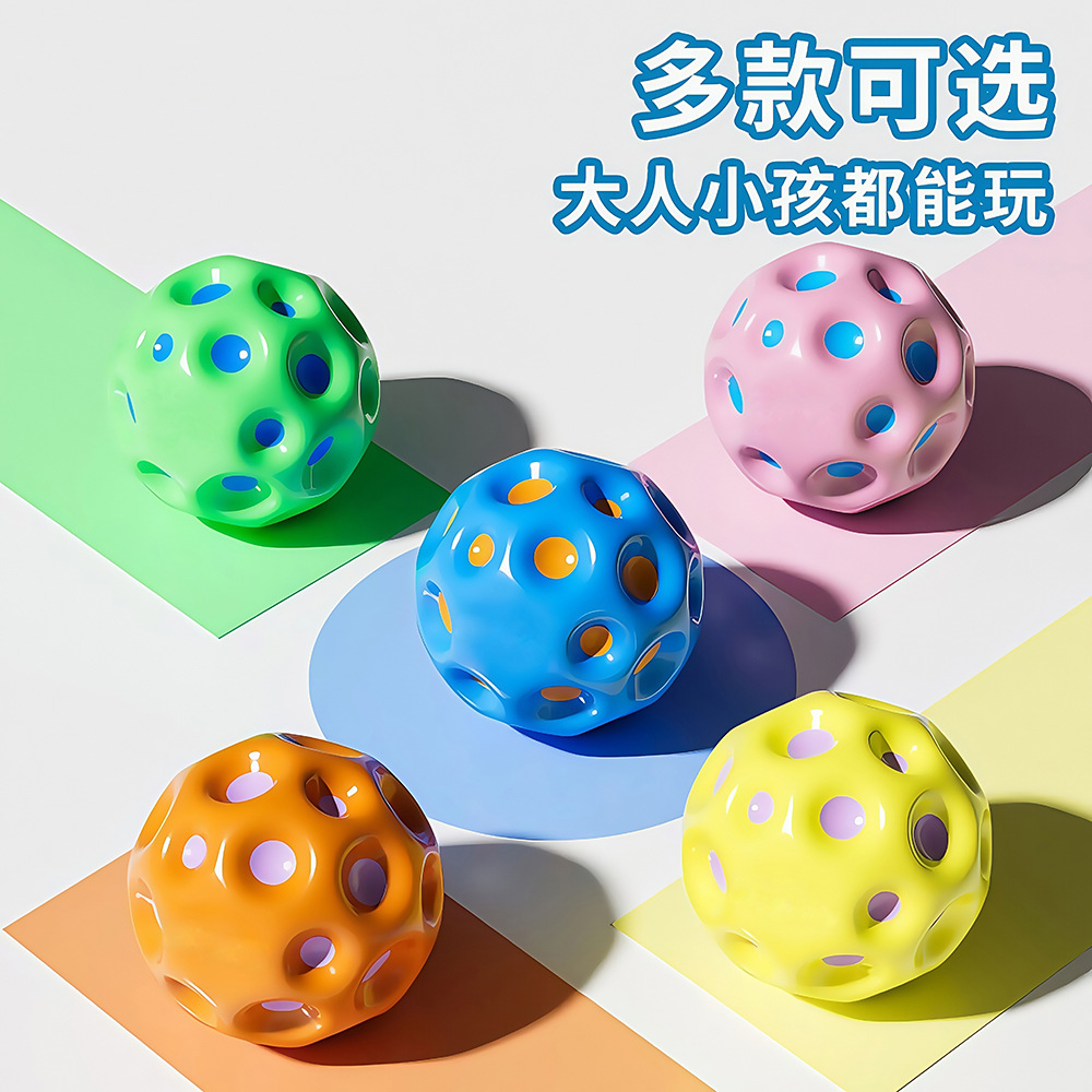 6.3cm entrenamiento de muñeca bola elástica descompresión ventilación dibujos animados interacción padre-hijo pu presión espuma bola elástica alta