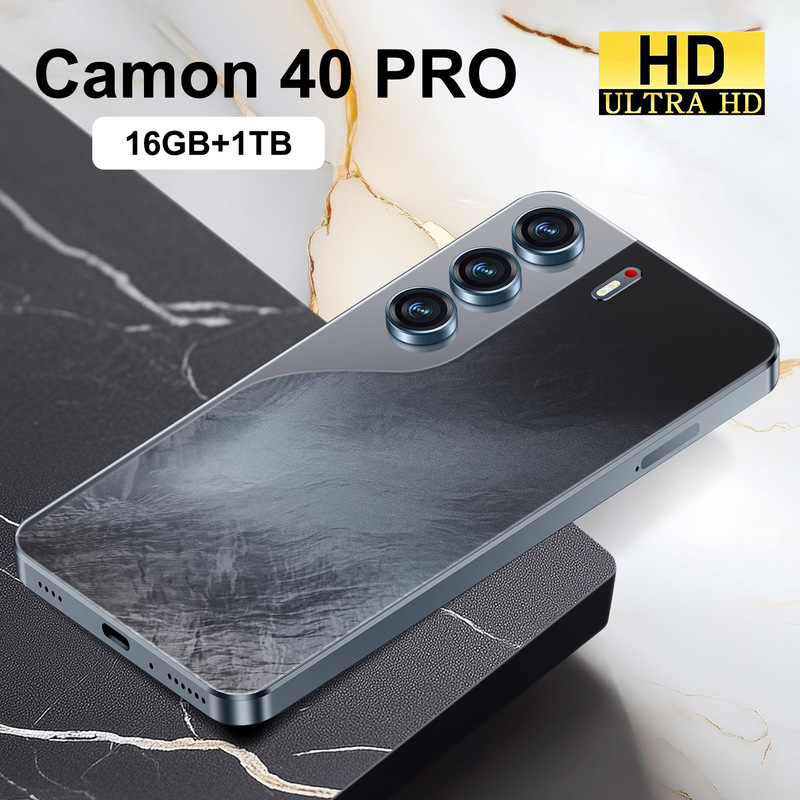 Cross-Border Camon40 Pro Android 16+1t Smartphone 7.3 Large Screen Source Manufacturer Aliexpress Ozon