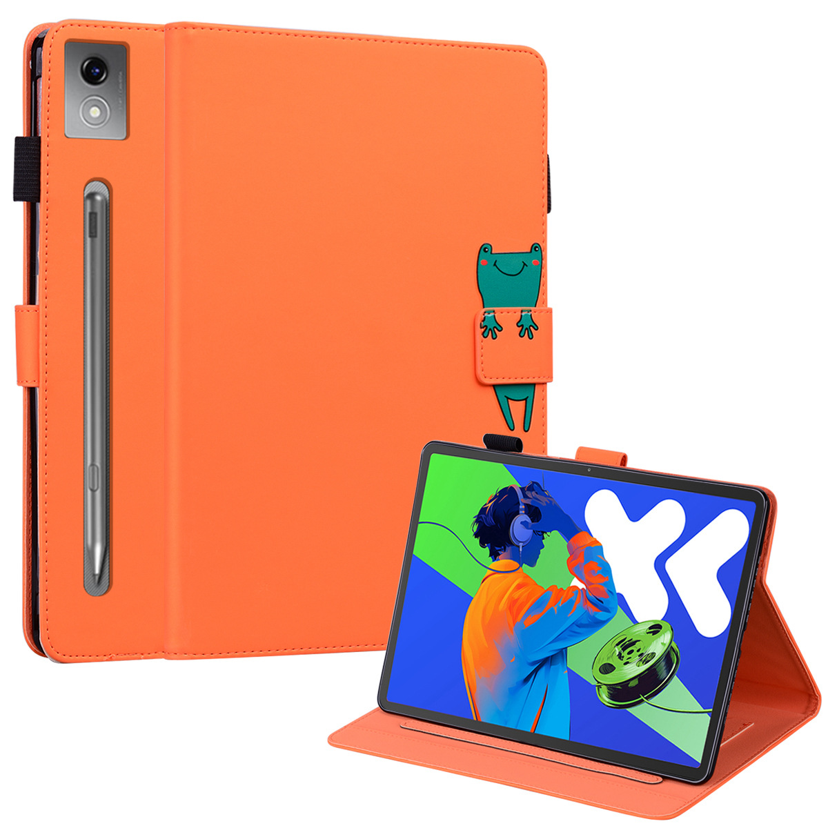 For Lenovo Tab P12 12.7 Protective Case Lenovo Small New Pad Pro 12.7 2025 Cartoon Leather Case