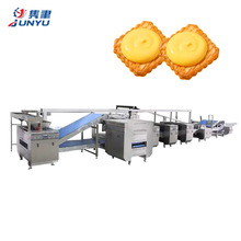 全自动苏打饼干成型设备 日式小圆饼生产线 天然气隧道烤炉