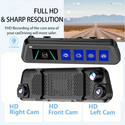 Foreign Trade Cross-Border 10inch Dash Driving recorder