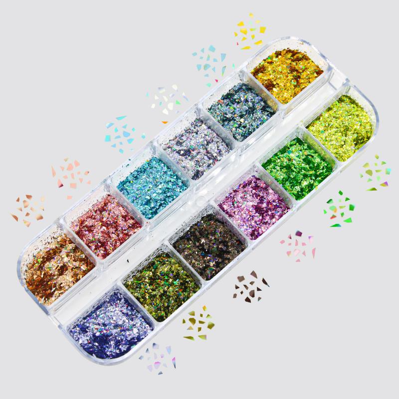 2025 New Cross-Border Dropshipping Chameleon Holographic Glitter Mermaid Cross-Border Nail Art Set Laser Small Fragments 2025 New Cross-Border Dropshipping Chameleon Holographic Glitter Mermaid Cross-Border Nail Art Set Laser Small Fragments