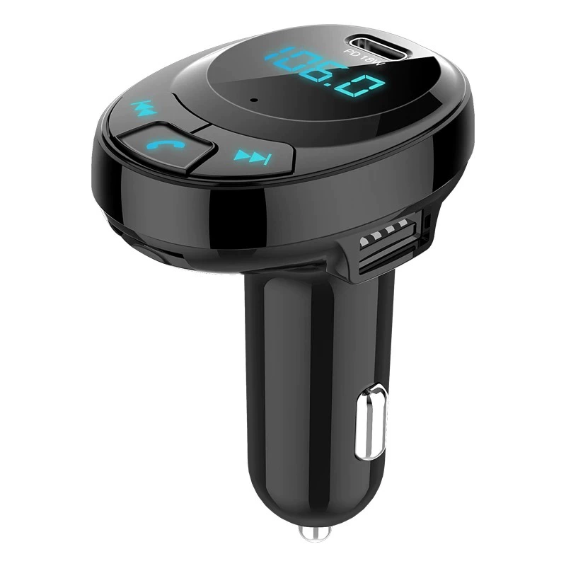 BT09 громкая связь, двойной USB, быстрая зарядка, автомобильное зарядное устройство, карта U-диска, воспроизведение музыки без потерь, автомобильный mp3, Bluetooth