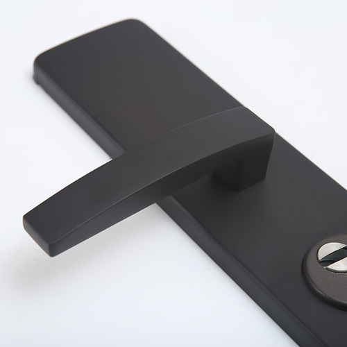 Entry door anti-theft door lock handle solid modern handle Buyang universal anti-pry panel door handle handle