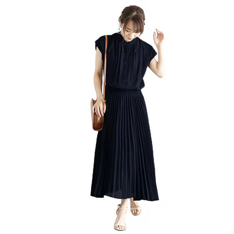 New Elegant Japanese Style Chiffon Dress | Romantic Short-Sleeved Dress for Women | Same Anthem