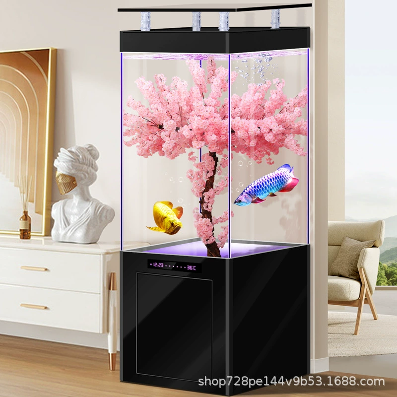 2023 Новая Домашняя гостиная большой, средний и маленький аквариум супер белое стекло ленивый свободный Сменный фильтр для аквариума Золотой аквариум