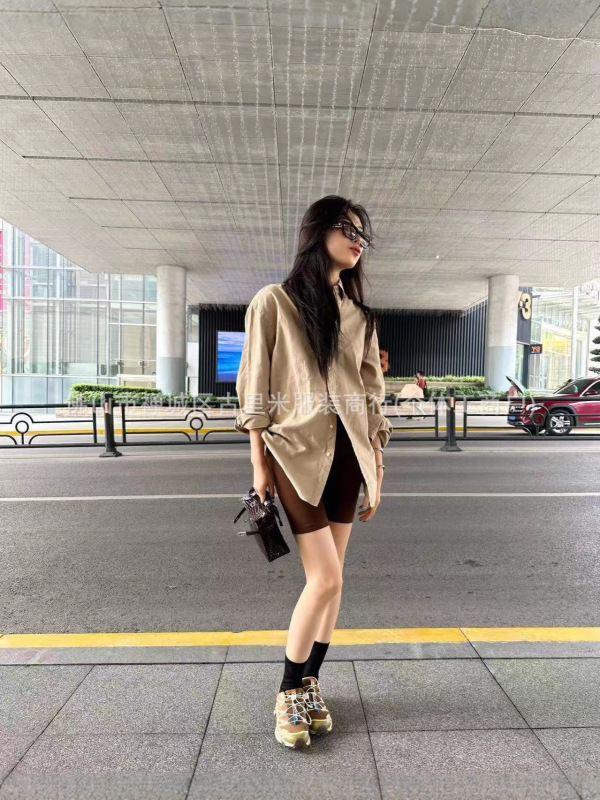 2025早秋经典款百搭Vintage刺绣美式复古牛津布衬衫 男女同款|undefined