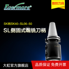 台湾Evermore艾菲茉SL侧固式端铣刀柄SK40-SL16-60数控刀柄