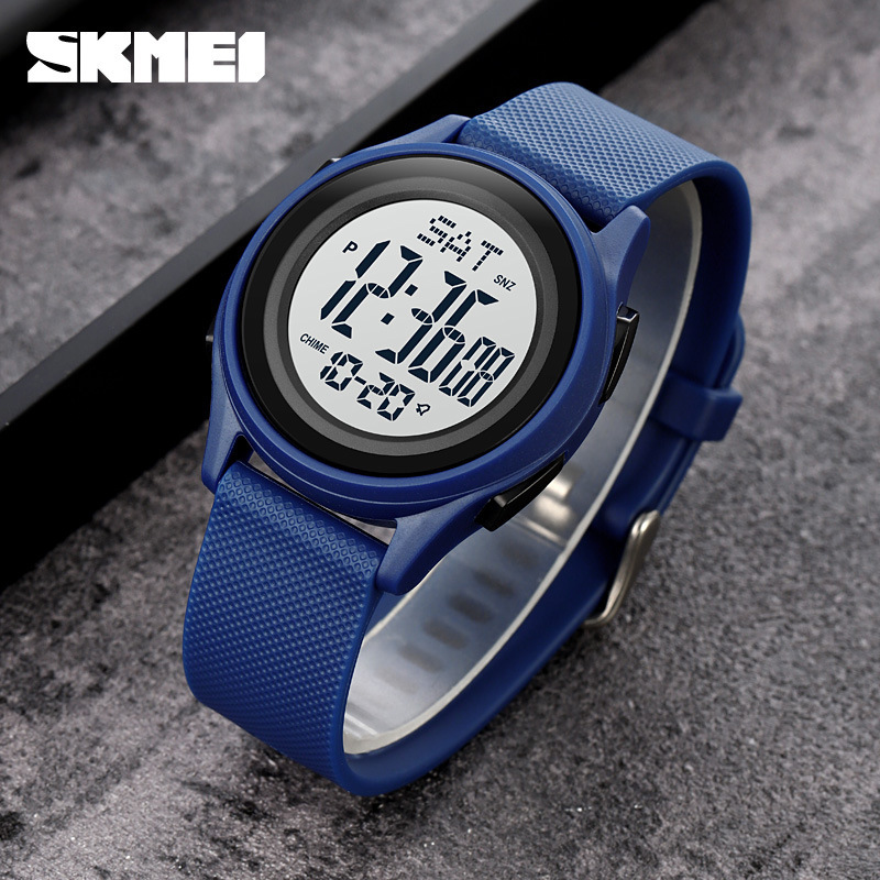 SKMEI 1893 reloj electrónico para hombres y mujeres de alarma deportiva impermeable reloj deportivo luminoso para estudiantes de secundaria y preparatoria