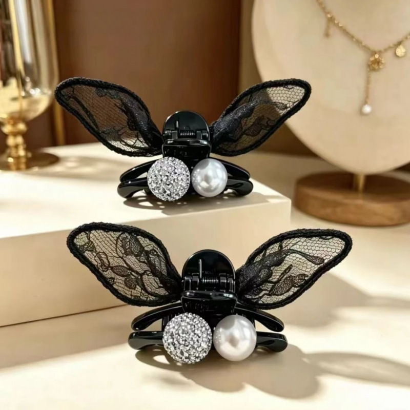 High-End Korean-Style Fairy Ear Clips for Women, Fashionable Forehead Hair Clips for Tidying Up, Versatile Hair Accessories