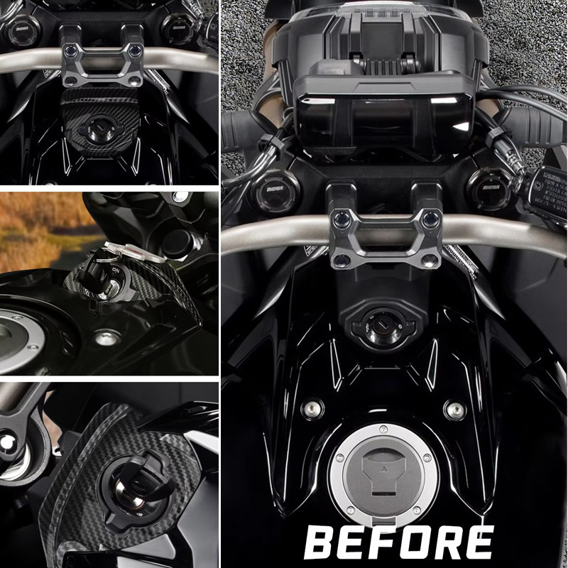 Suitable for Honda CB650R CBR650R motorcycle keyhole cover, fuel tank front cover, fuel tank cover