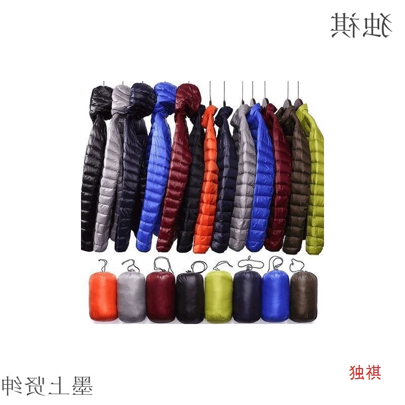 2023冬装男士轻薄羽棉棉服短款修身休闲立领连帽棉袄保暖棉衣外套