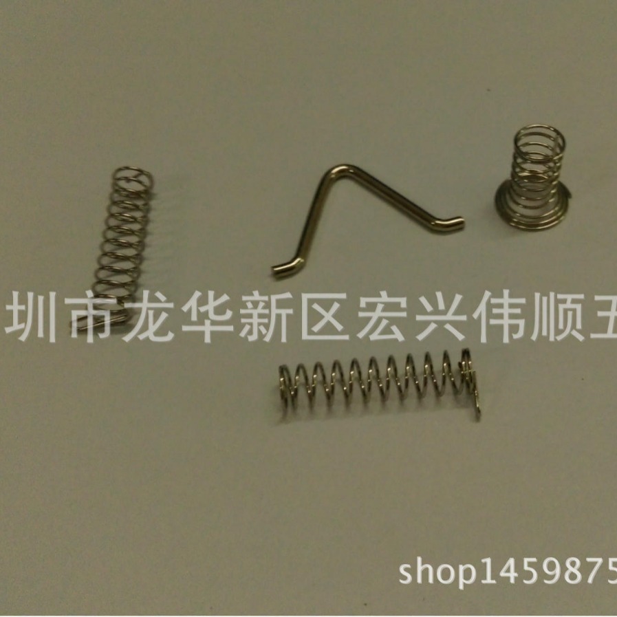 供应热卖316弹簧 316双线弹簧燃油管夹  430压簧316冰箱照明扭簧