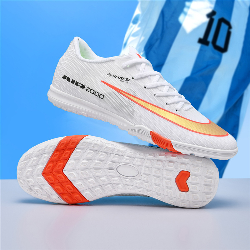 Zapatillas de Fútbol de Caña Baja de KPU y TPU Transpirables para Césped Artificial y Natural
