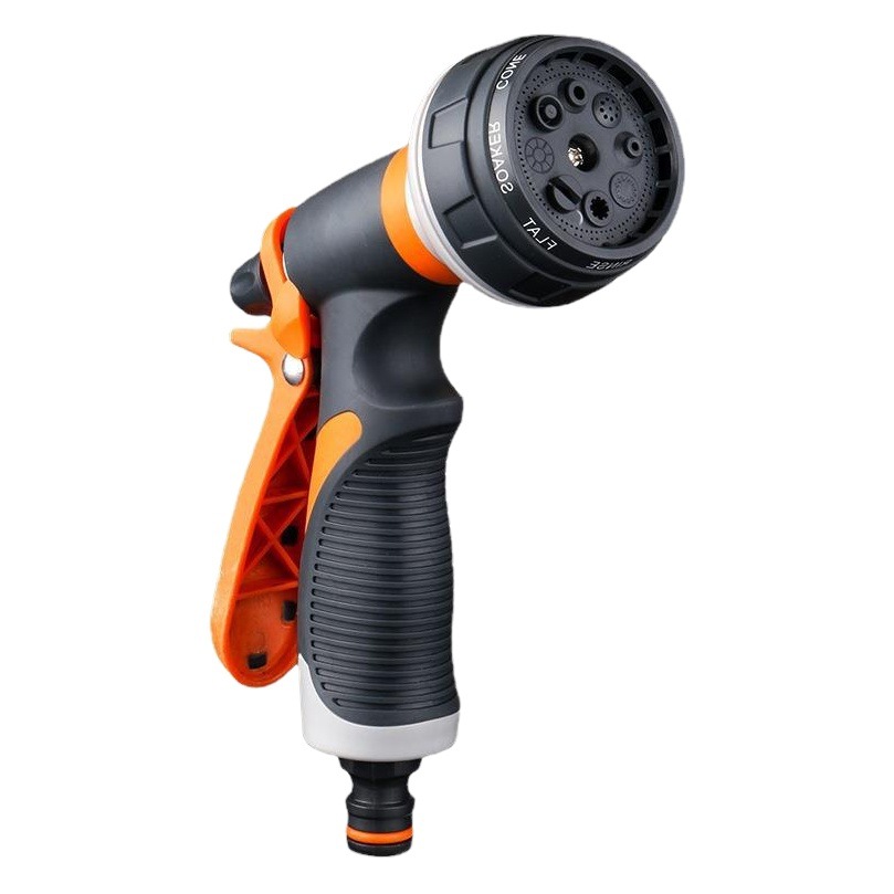 Plástico multi-función riego vegetal riego de riego vegetal PISTOLA DE PULVERIZACIÓN de alta presión boquilla de lavado de coches herramienta de riego de jardinería PISTOLA DE PULVERIZACIÓN