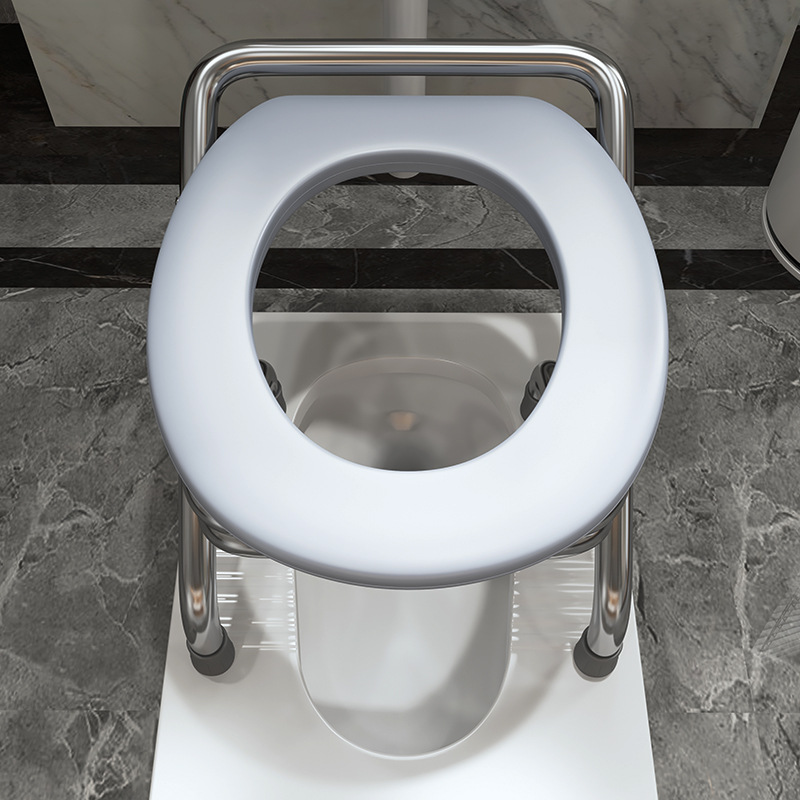 Foldable stainless steel toilet chair for the elderly mobile toilet chair toilet chair patient toilet chair
