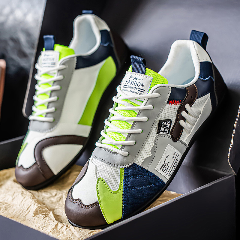 クロスボーダー大きいサイズの新しいスタイルのメンズシューズスポーツスニーカー春と夏のファッショナブルな軽量耐摩耗性メンズカジュアルフォレストシューズ